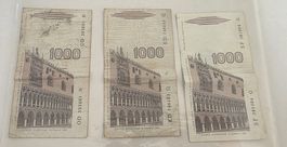 3 x LIRE MILLE 1982