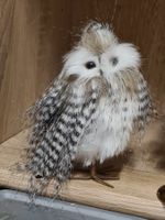 Weihnachts Deko Eule fluffy, ca. 16 cmcm