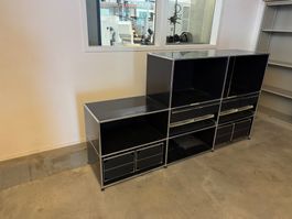 Usm Büro Sideboard schwarz Lieferung gratis
