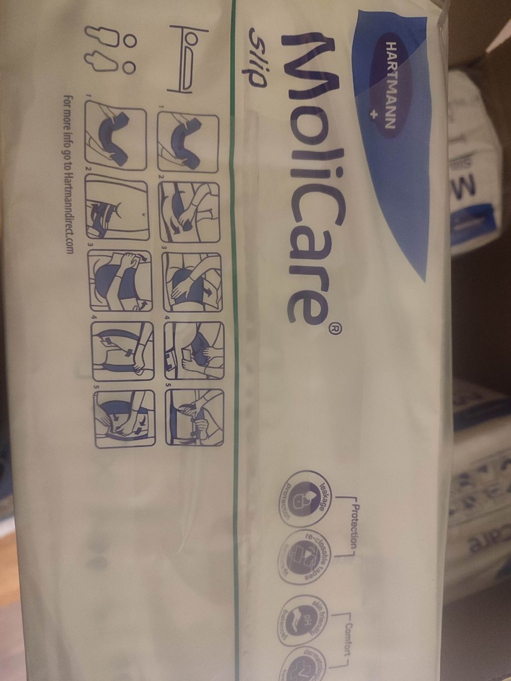 Hartmann Bacs à couches & couches: MoliCare Slip Extra Inkontinenz Windeln Erwachsene 30 Stk. – Neuf avec emballage d'origine à Elfingen par lea_m57j 4