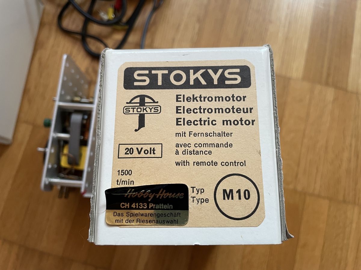 Stokys Baukästen: STOKYS Elektromotor M10  – Gebraucht aus Davos Monstein von pendragon79