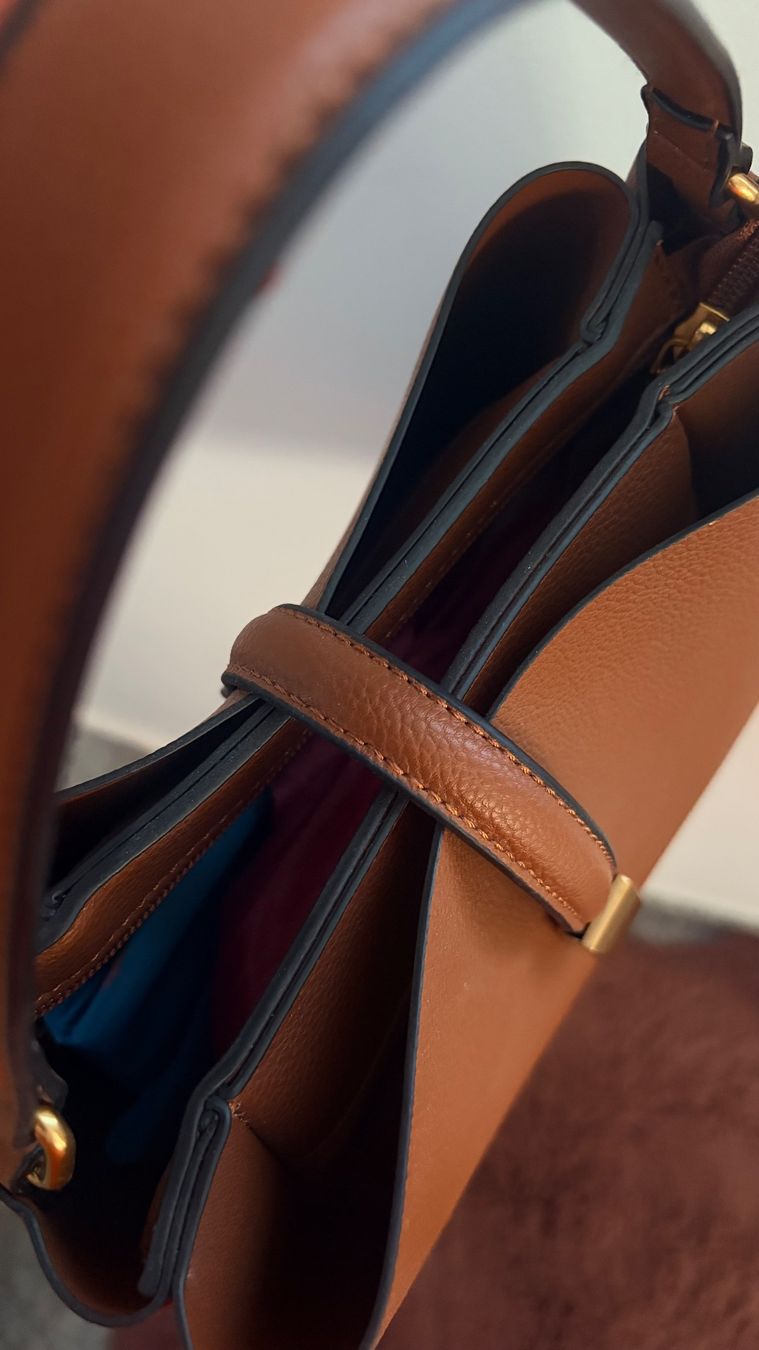 C&A Borse da donna: Superleichte Tasche braun Hand oder Schulter getragen – Nuovo e nell'imballaggio originale da Frauenfeld venduto da Vanityroom 8