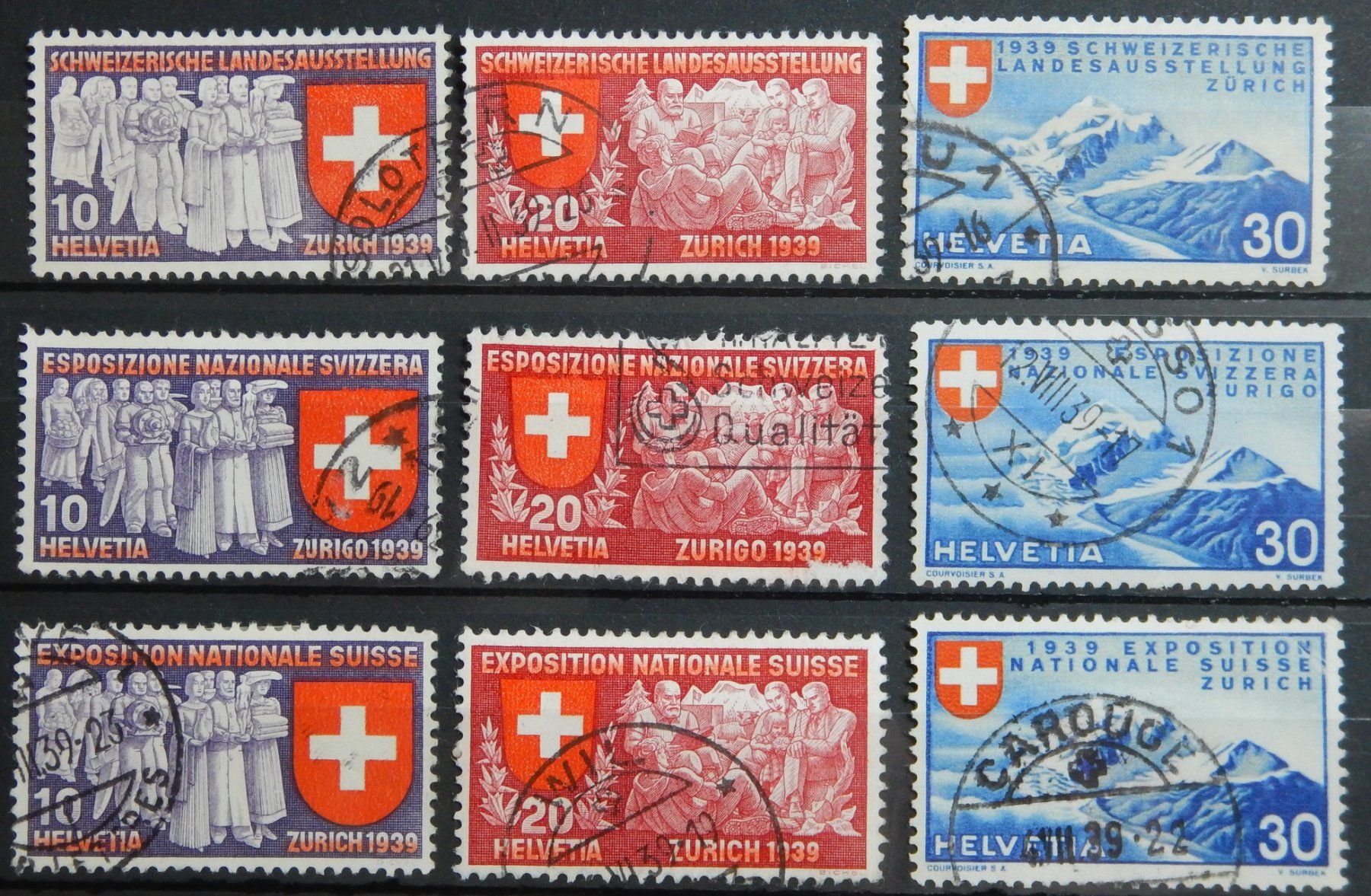 Tutti i francobolli: Schweiz Lot mit alten Werten X – Usato da Zürich venduto da Muehlekauf