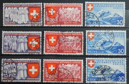 Schweiz Lot mit alten Werten X