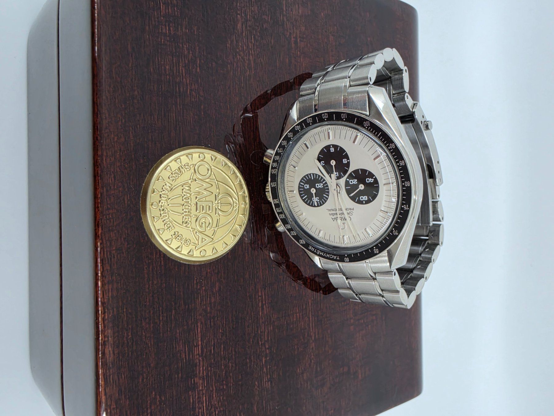 Omega Uhren: Omega Speedmaster Professional Moonwatch Original Mitsukoshi – Neu (gemäss Beschreibung) aus Luzern von aveno 8