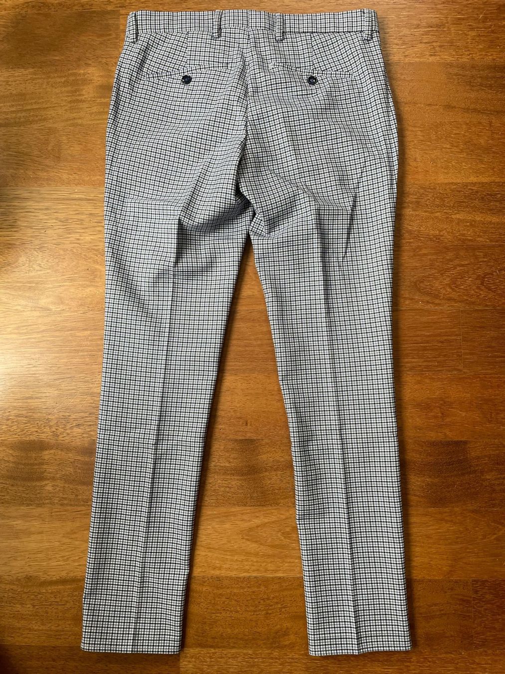 We Pantaloni: Elegante Herrenhose mit Karomuster, Gr. 46 – Usato da Stadel b. Niederglatt venduto da sandart 1