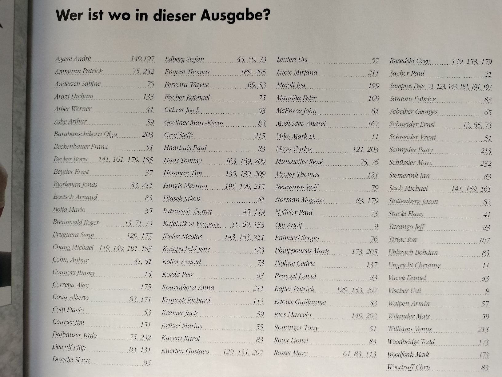 Bücher: Tennis Jahrbuch von 1997 – Gebraucht aus Schwanden Sigrisw von cadieux71 3