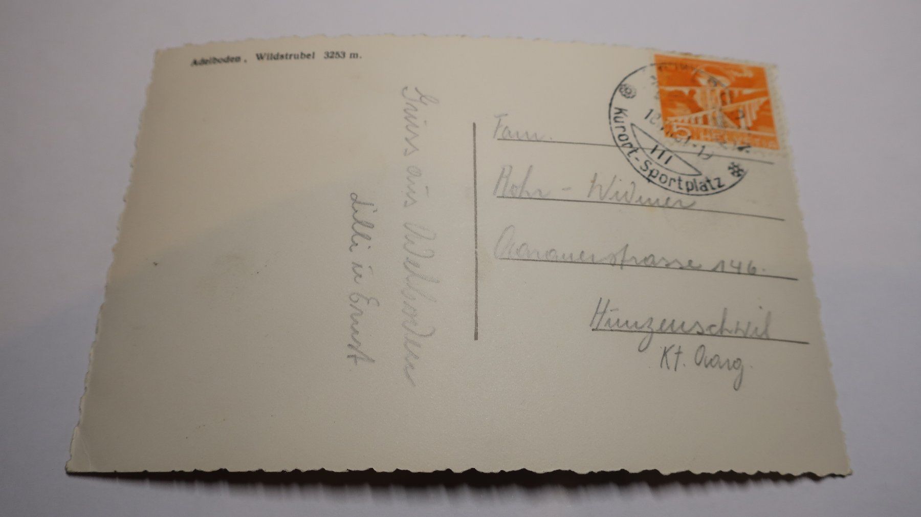 Cartes postales: Adelboden Wildstrubel 1951 – D'occasion à Cormoret par Pascalll2001 3
