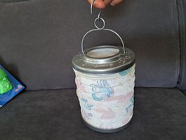 Windlicht Laterne Vintage Shabby Chic Schetterlinge Neu