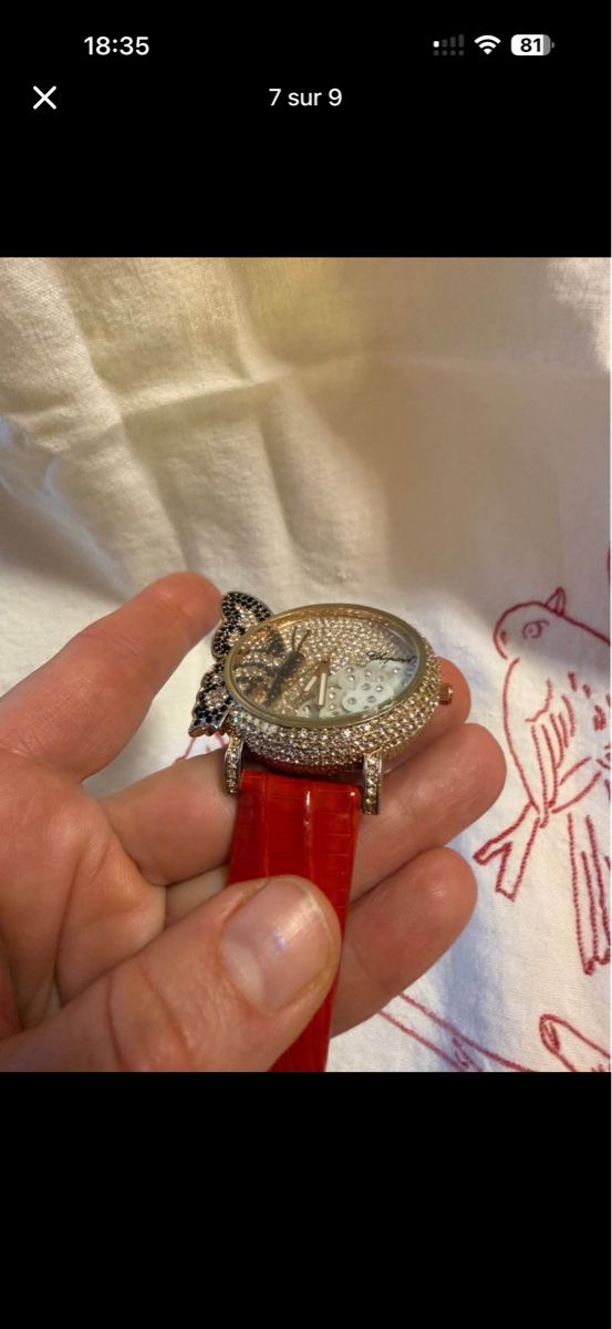 Chopard Orologi: Montre Chopard papillon argent plaqué or – Usato da Neyruz FR venduto da sve_6hhr 4