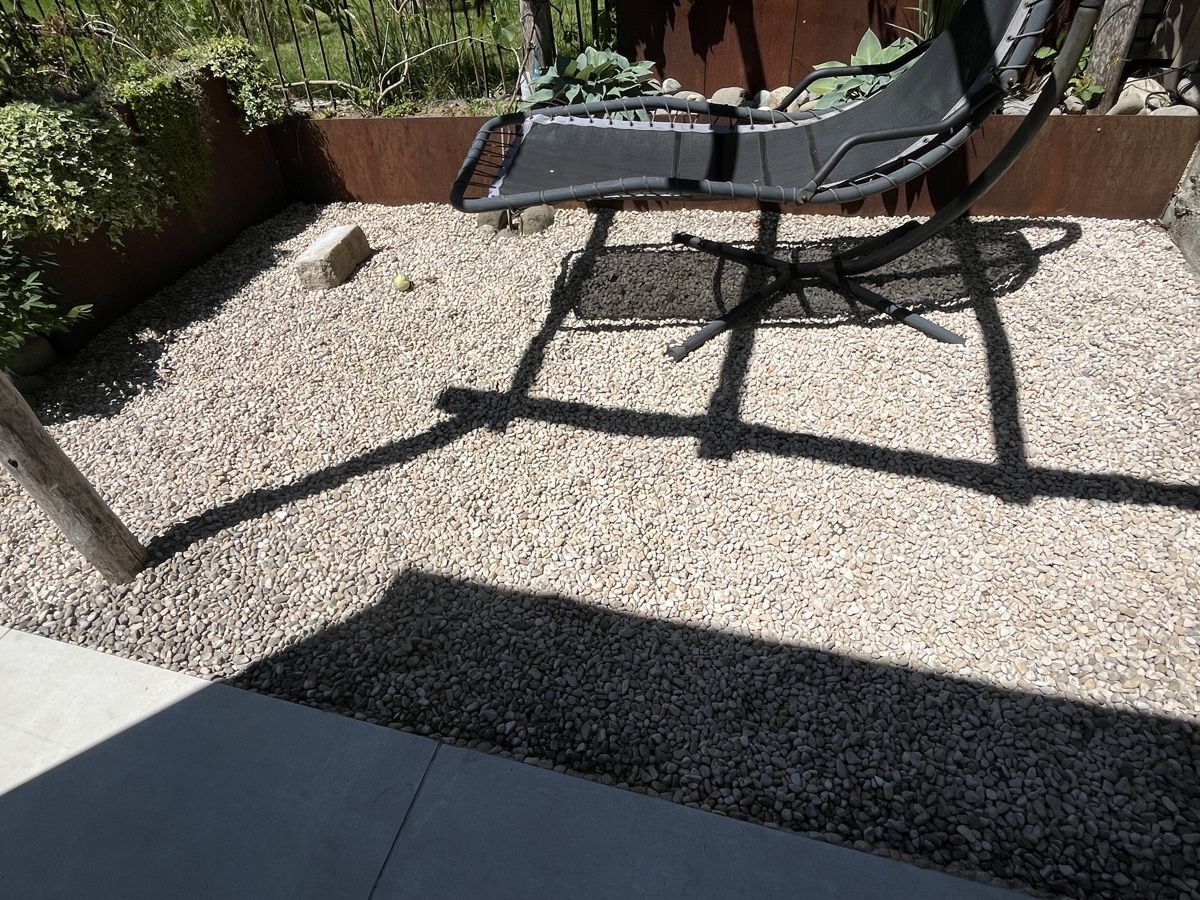 Pierres de constructon: Flusskieselsteine beige – D'occasion à Hochdorf par bachfrau01 1