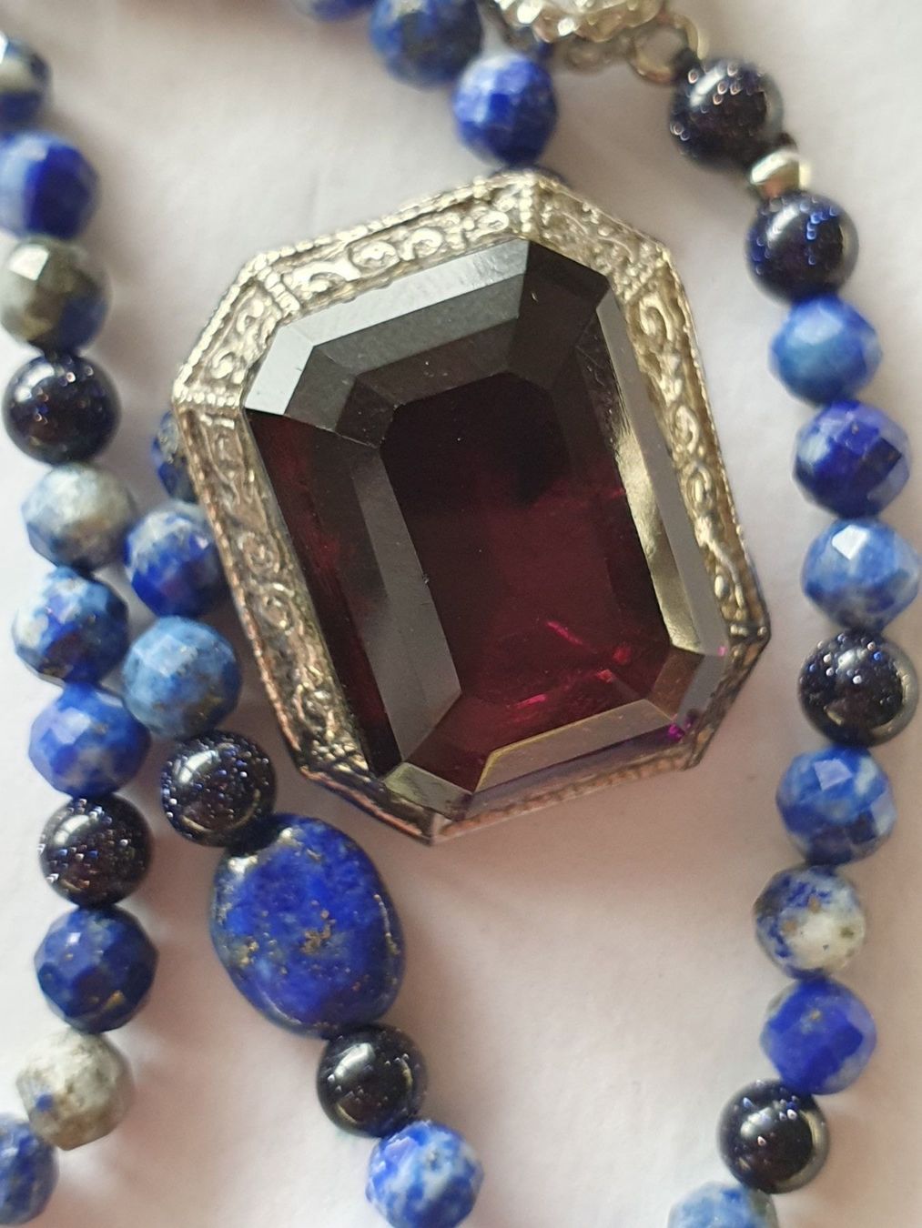 Catenine: Lapislazuli mit alt Anhänger – Nuovo (secondo la descrizione) da Benglen venduto da Meercat3 4