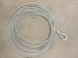 Stahlseil 5 mm Durchmesser 13 Meter lang