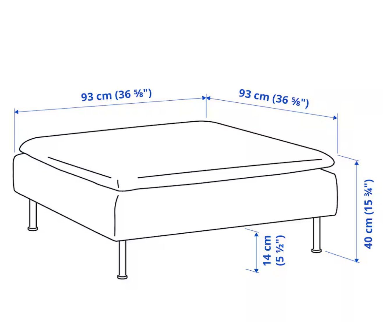 Ikea Divani: SÖDERHAMN 3er-Sofa & Hocker, Gunnared beige - Bezug waschbar – Usato da Aarburg venduto da ste_clp7 9