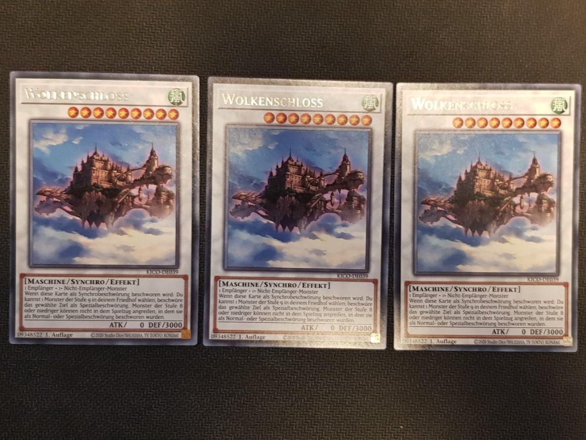 Yugioh Carte collezionabili: Yugioh Wolkenschloss KICO – Nuovo (secondo la descrizione) da Opfikon venduto da Steins_Siedlung
