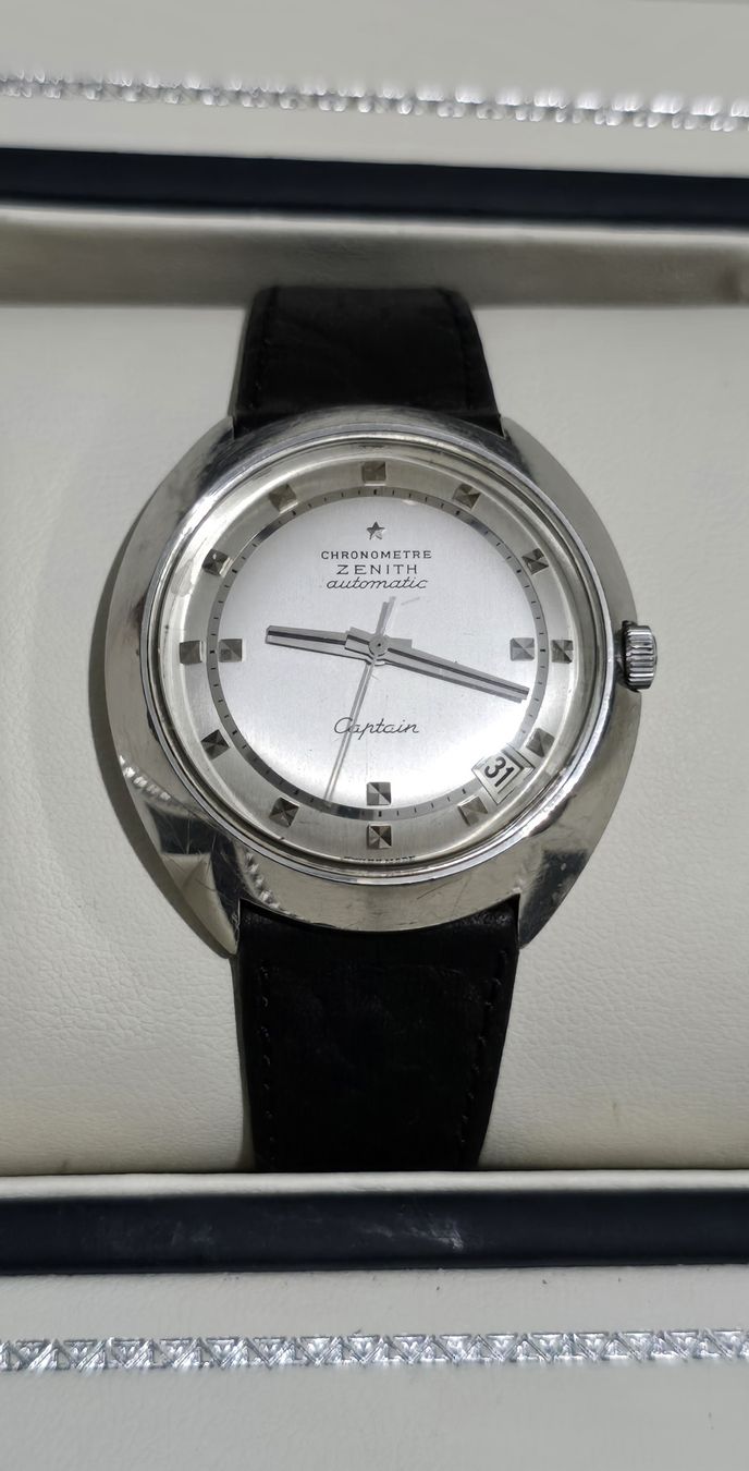 Zenith Orologi: Zenith Captain Chronomètre Automatique  – Usato da Les Acacias venduto da watinjo 7