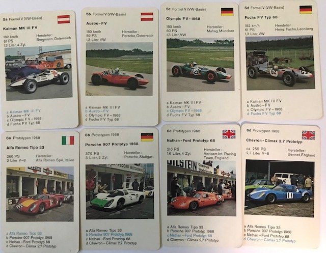 Giochi: Quartett Rennwagen 0182 – Usato da Zürich venduto da gigimai67 3