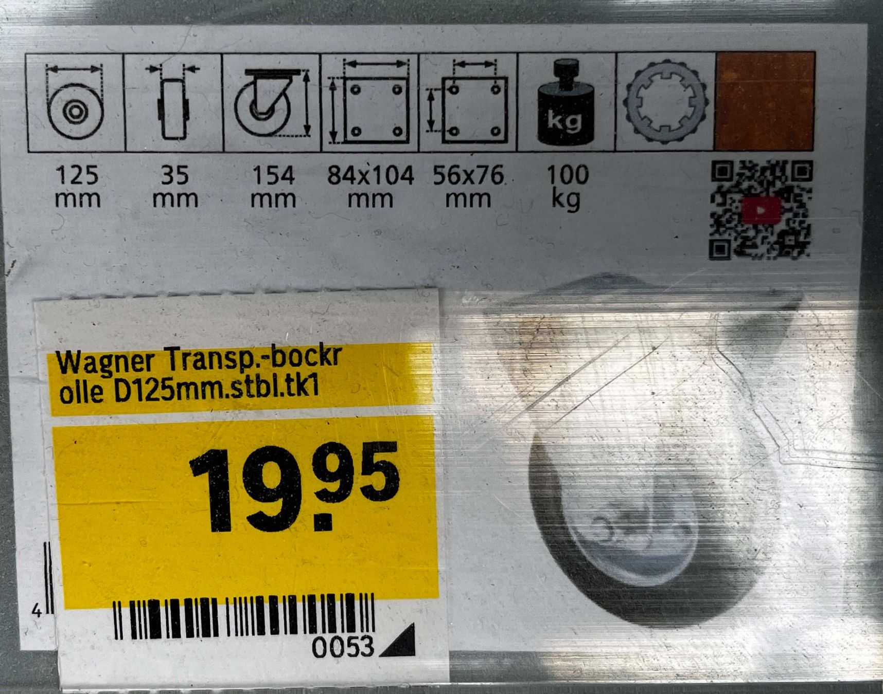 Wagner Altro per stoccaggio & trasporto: Transportrollen – Usato da Belp venduto da wek01 1