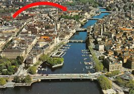 Gruss aus Zürich - schöne Ansichtskarte: WERBUNG KONKORDIA