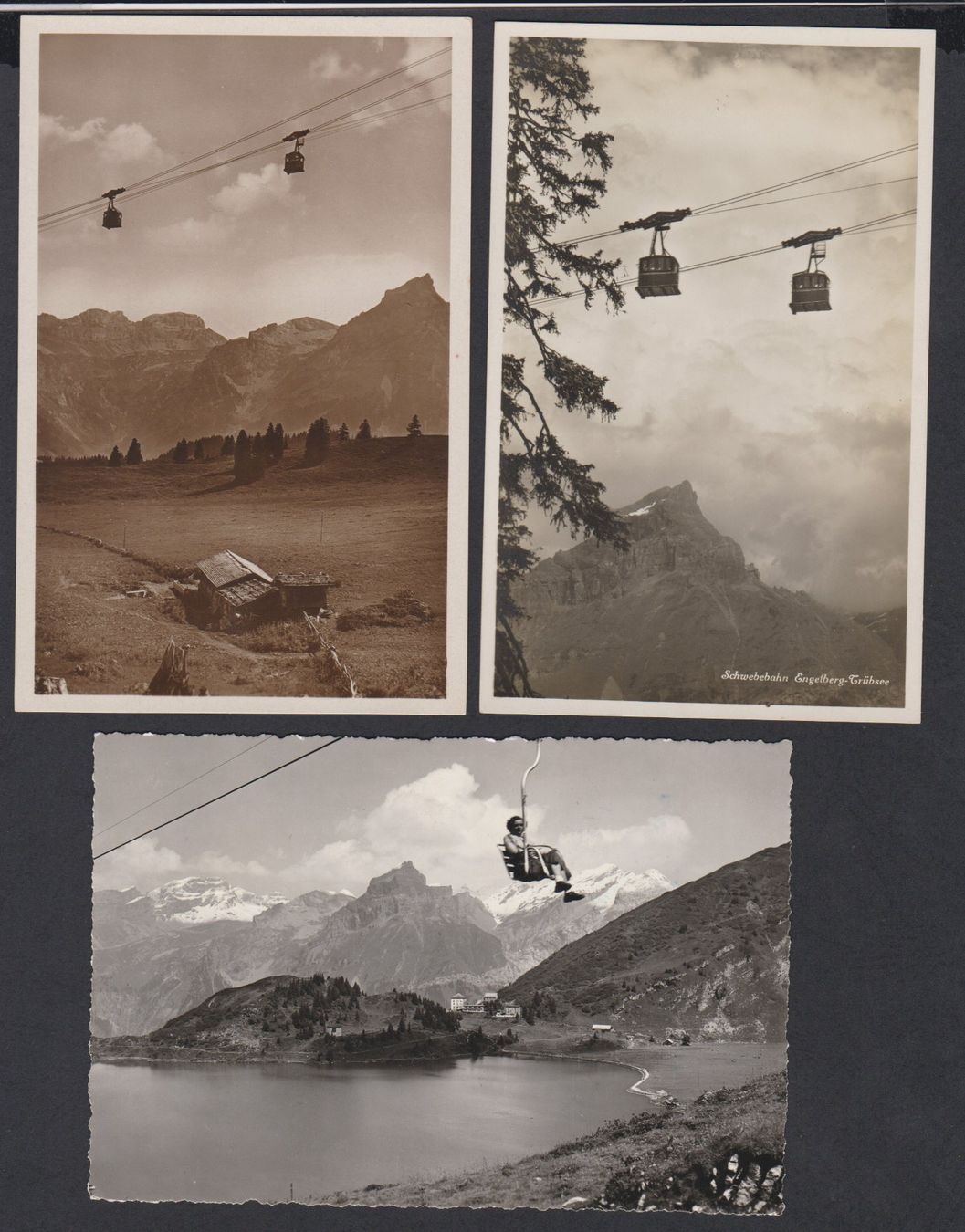 Cartoline postali: Engelberg Trüebsee   :   10 alte Ansichtskarten Seilbahn – Usato da Vitznau venduto da Ropaku 2