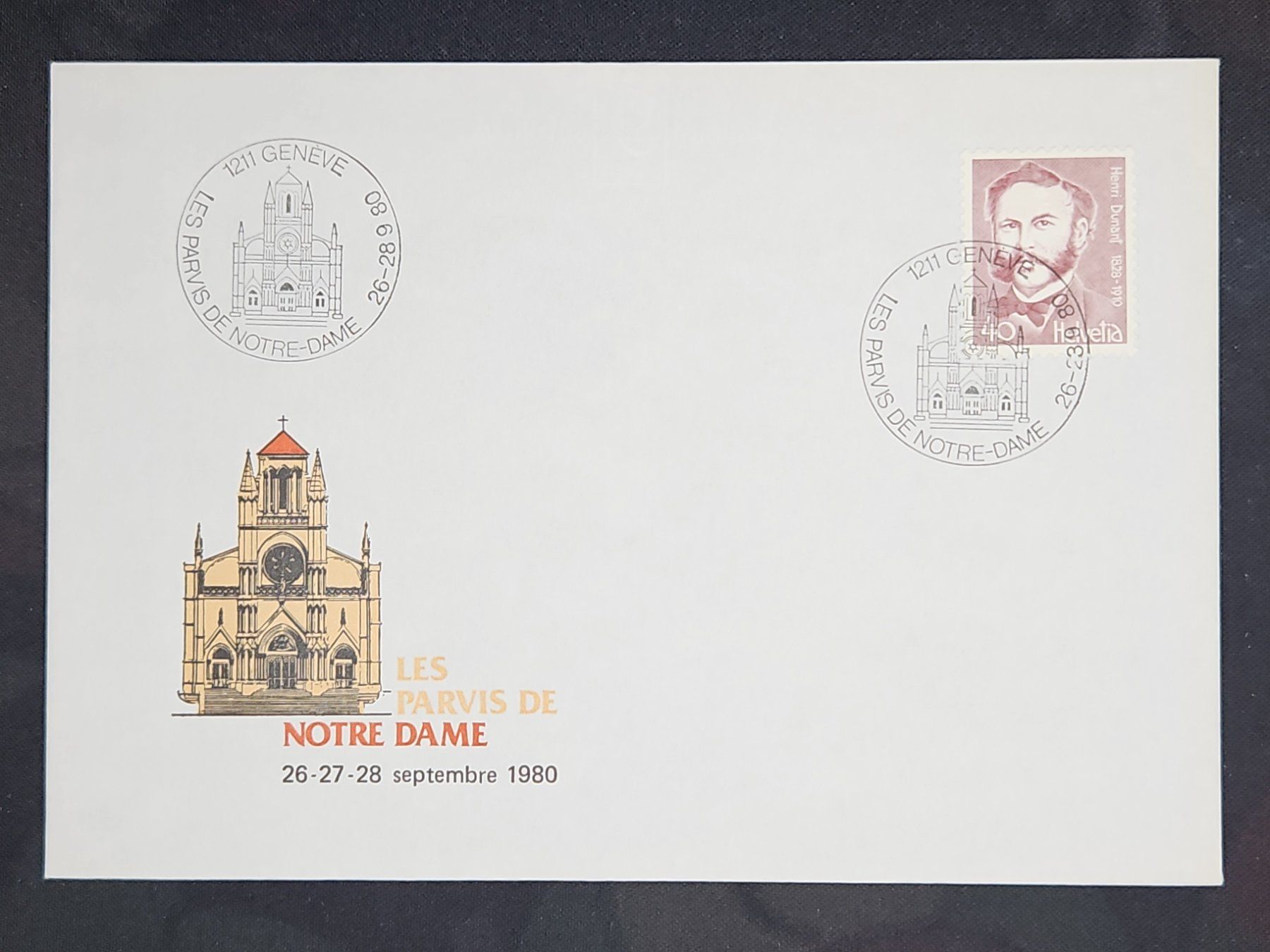 Tutti i francobolli: CL23 Enveloppe + Timbre Suisse 1980 – Usato da Cousset venduto da Patrick_Collections