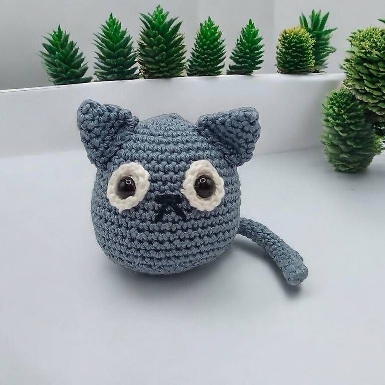 Tutte le decorazioni: Dekofigur sitzende Katze/ Geschenk Deko – Nuovo (secondo la descrizione) da Flawil venduto da Haekelwunsch.ch 2