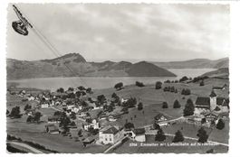 Emmetten (NW) Luftseilbahn nach Niederbauen - um 1950