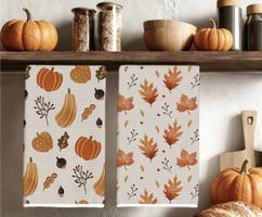 Herbst Deko | Küchentücher mit Herbstmotiven 🍂