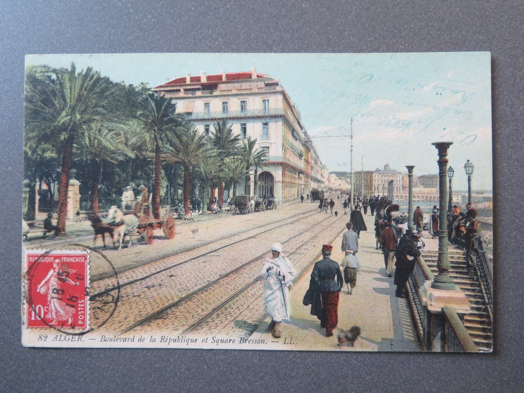 Alger Algerien Boulevard de la Republique et les Rampe