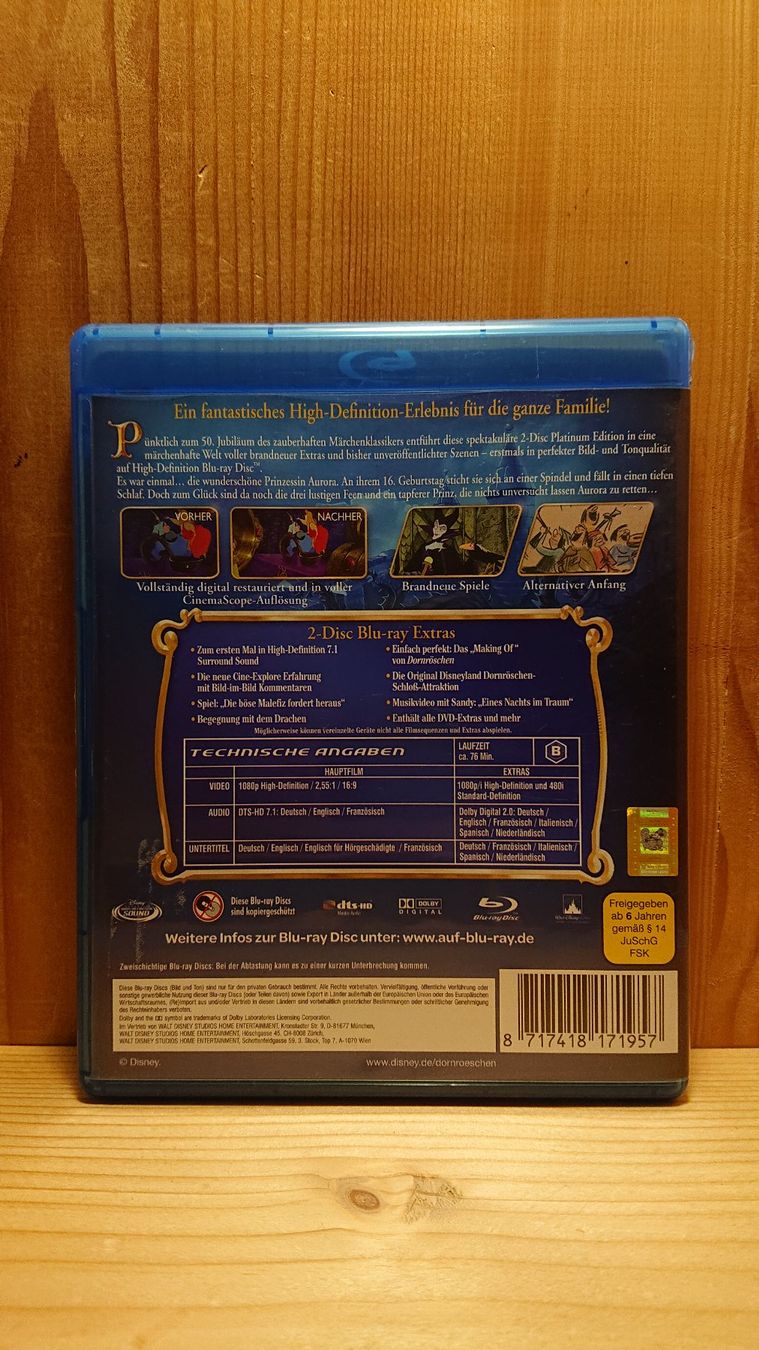 Alle DVDs: DORNRÖSCHEN 2 Disc Platinum Edition Disney – Gebraucht aus Wilderswil von Exebub 1