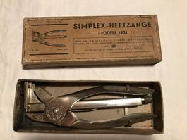 Appareil "Simplex-Heftzange" model 1931