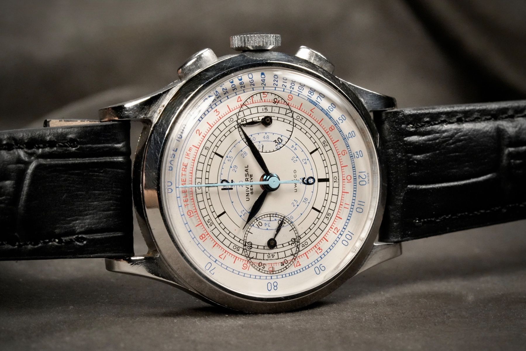 Universal Genève Orologi: Universal Genève - Uweco Ref. 5182 Original 1936 Chronograph – Usato da Morcote venduto da chronoservice 9