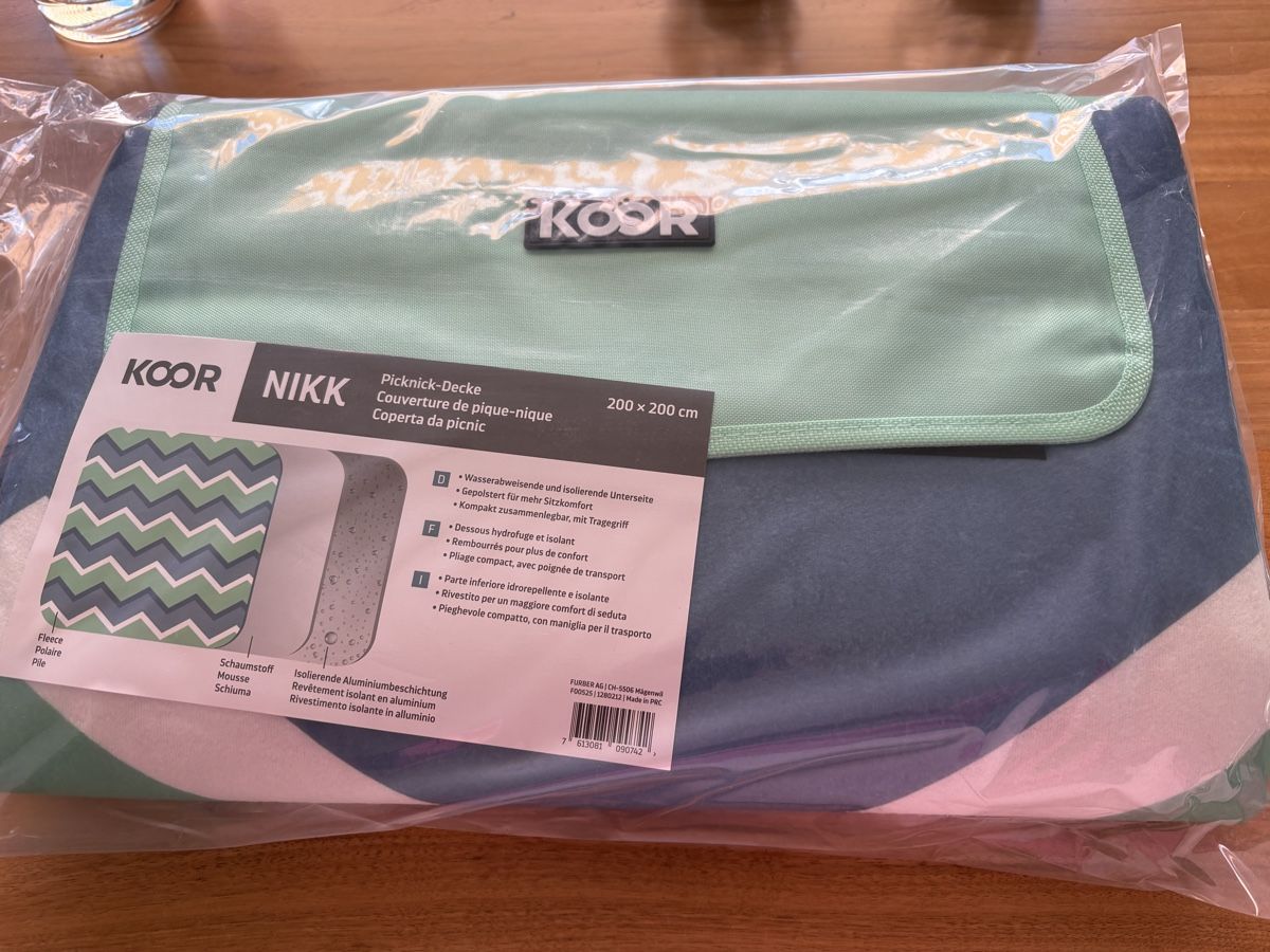 Coperte: KOOR Picknick-Decke NEU originalverpackt – Nuovo e nell'imballaggio originale da Härkingen venduto da sus_y7s8