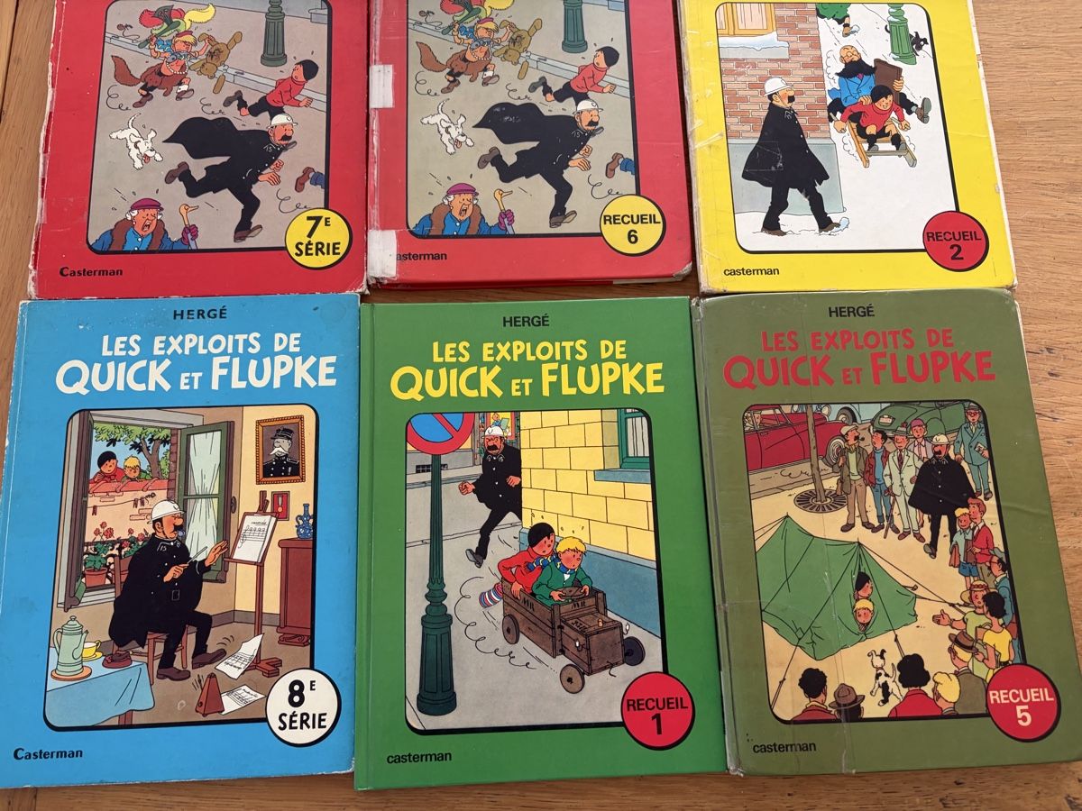 Fumetti: BD bande dessinée Les Exploits de Quick et Flupke, – Usato da Echallens venduto da JAR69 2