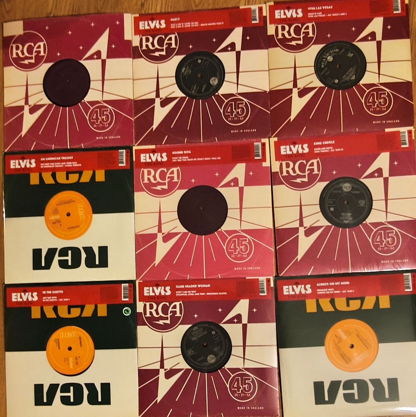 Dischi in vinile: ELVIS THE KING - BOX mit 18 x Singles 10inch Format!!  2007 – Nuovo (secondo la descrizione) da Erlinsbach SO venduto da 400_n956 4