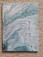 Abstraktes Bild Acryl pourig 40x30cm neu
