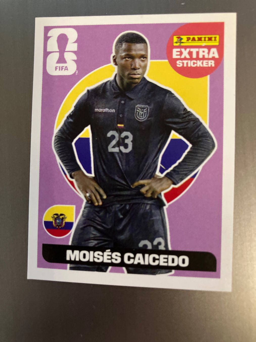 Panini Carte collezionabili: extra sticker moises caicedo – Nuovo e nell'imballaggio originale da Duebendorf venduto da RoteRose