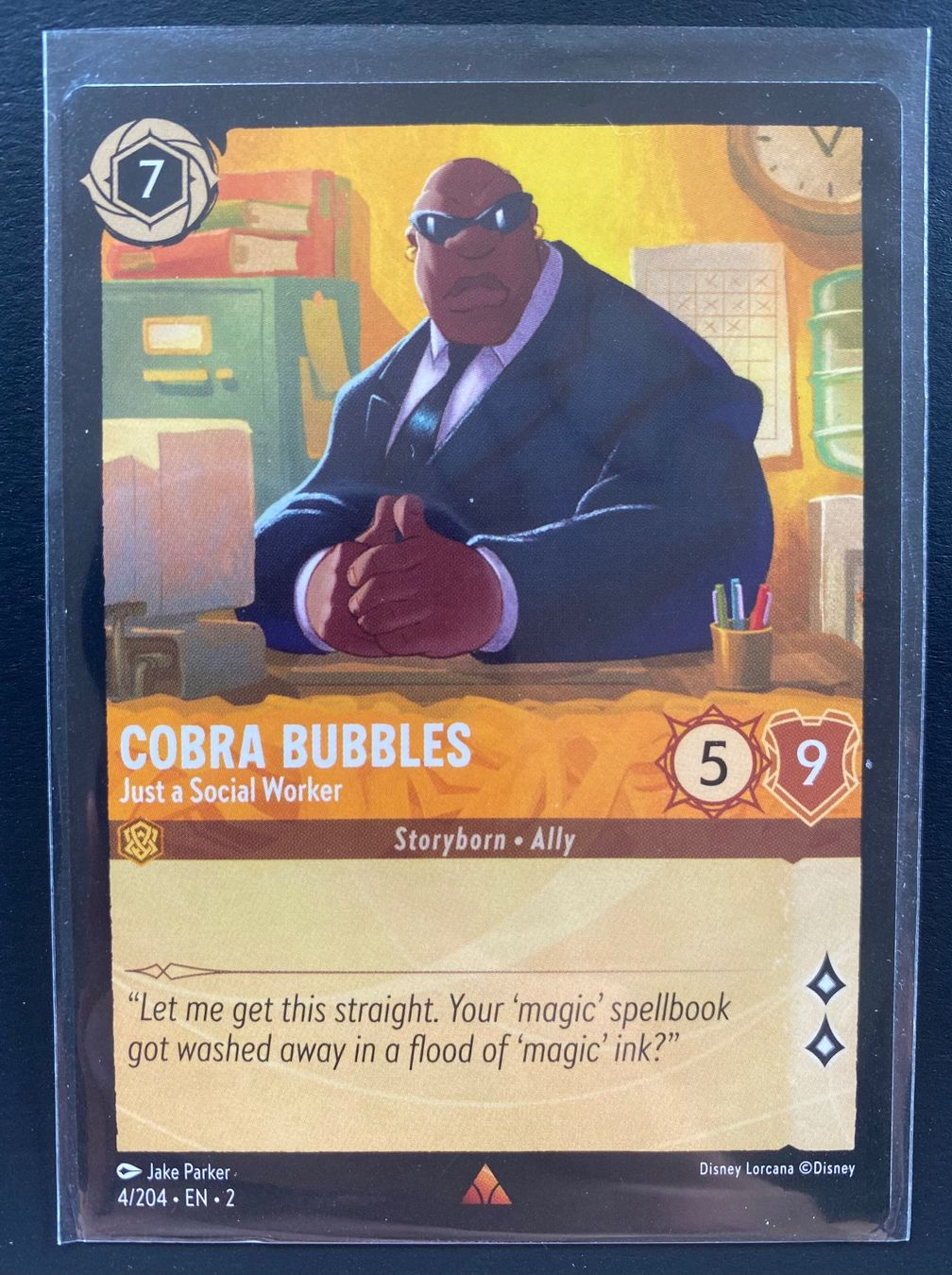 Disney Sammelbilder & Trading cards: Lorcana COBRA BUBBLES 4/204 EN-2 Rare – Gebraucht aus Lugano von VlaseCard