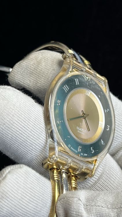 Swatch Montres: Swatch Damenuhr, Gold/Silber, elegantes Design – D'occasion à Grenchen par chththl 7