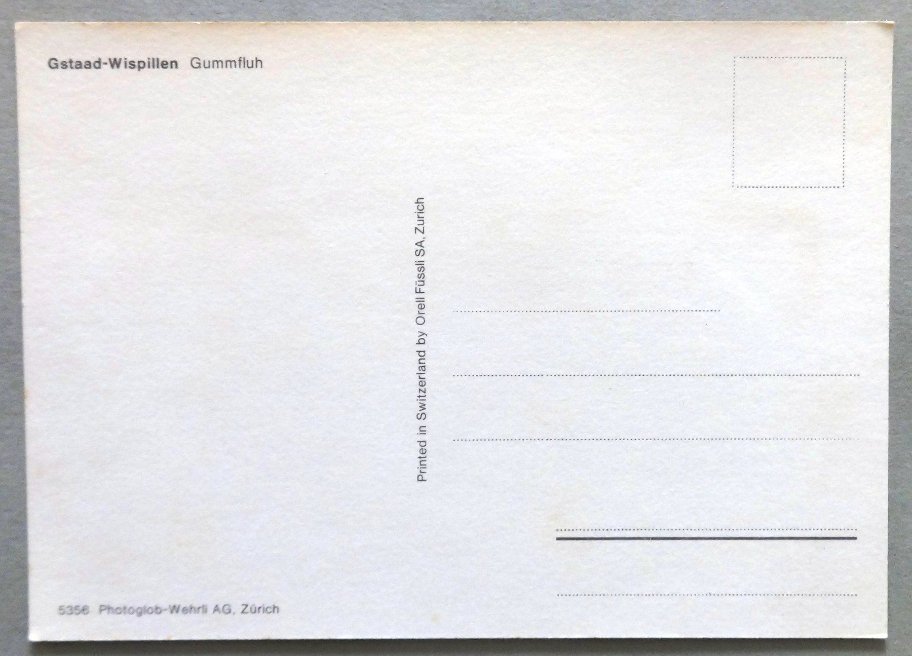 Cartes postales: Gstaad-Wispillen, Gummfluh – D'occasion à Fétigny par Billy2miny 1