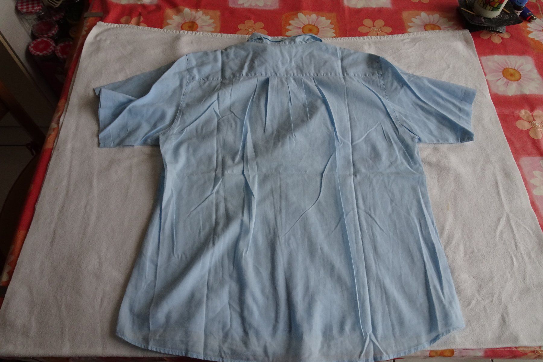 Camicie, T-shirt & Polo: hellblaues Kurzarm Hemd Gr. 152 – Usato da Strengelbach venduto da schmetterling20 3