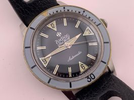 Vintage ZODIAC Sea Wolf Taucheruhr Herrenuhr Automatik läuft