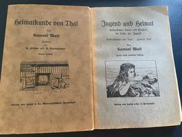 Heimatkunde von Thal, Samuel Walt ca. 1915 2 Stück