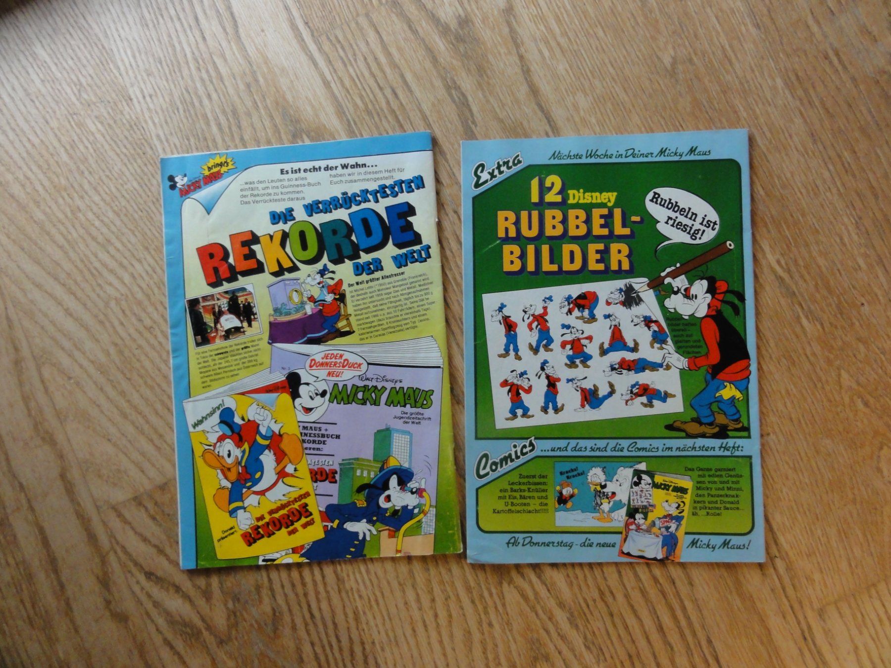 Fumetti: Mickey Mouse, 2 Hefte, 1986 – Usato da Riedholz venduto da Taweva 1
