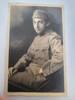 Alte Fotografie Soldat Uniform Zürich-Bern 24.12.1926