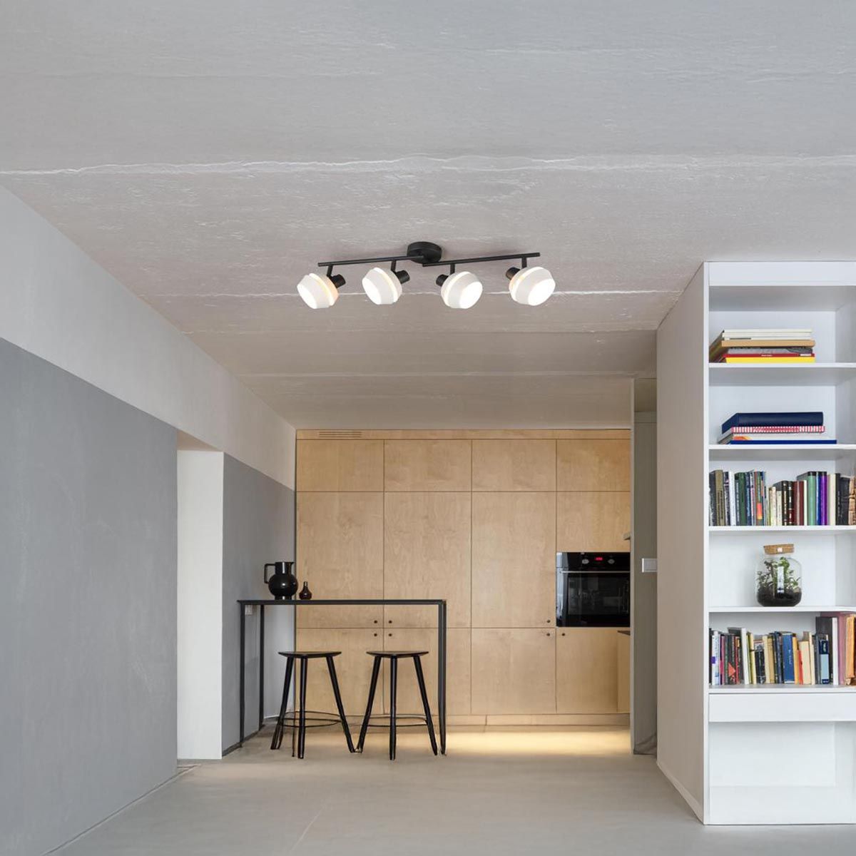 Lampade: 4er Strahler, Schwarz, Grau, 72 x 12 cm – Nuovo (secondo la descrizione) da Kreuzlingen venduto da Smart-Light 1