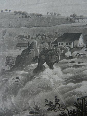 Stiche: Rheinfall Pavillon Bleuler – Gebraucht aus Risch von Rischli15 4