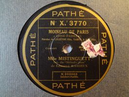 Disque 78 tours Pathé aiguille de Mistinguett - X.3770