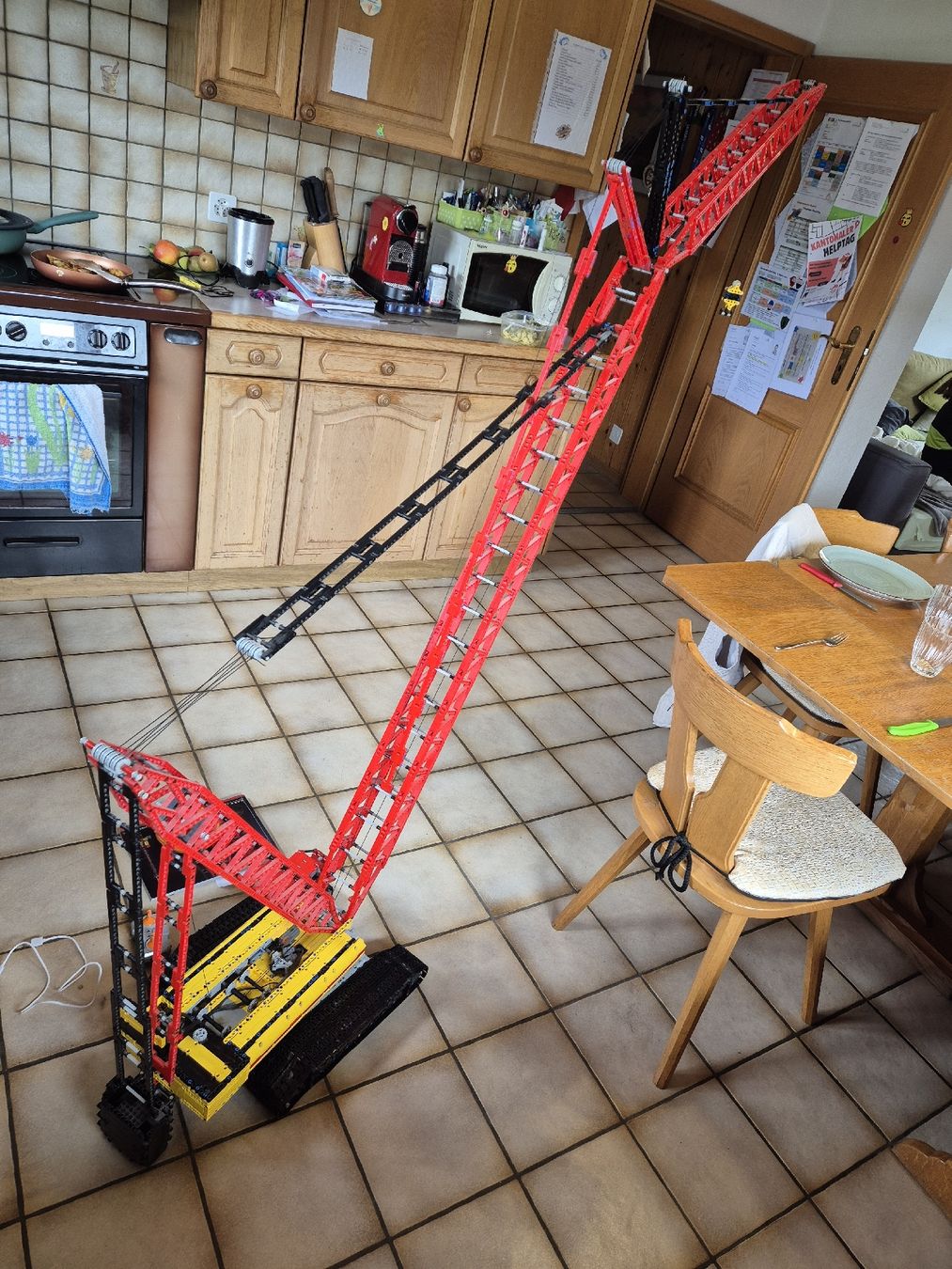 Mould King Kit di costruzioni: Mould King Raupenkran – Usato da gross venduto da chrigik