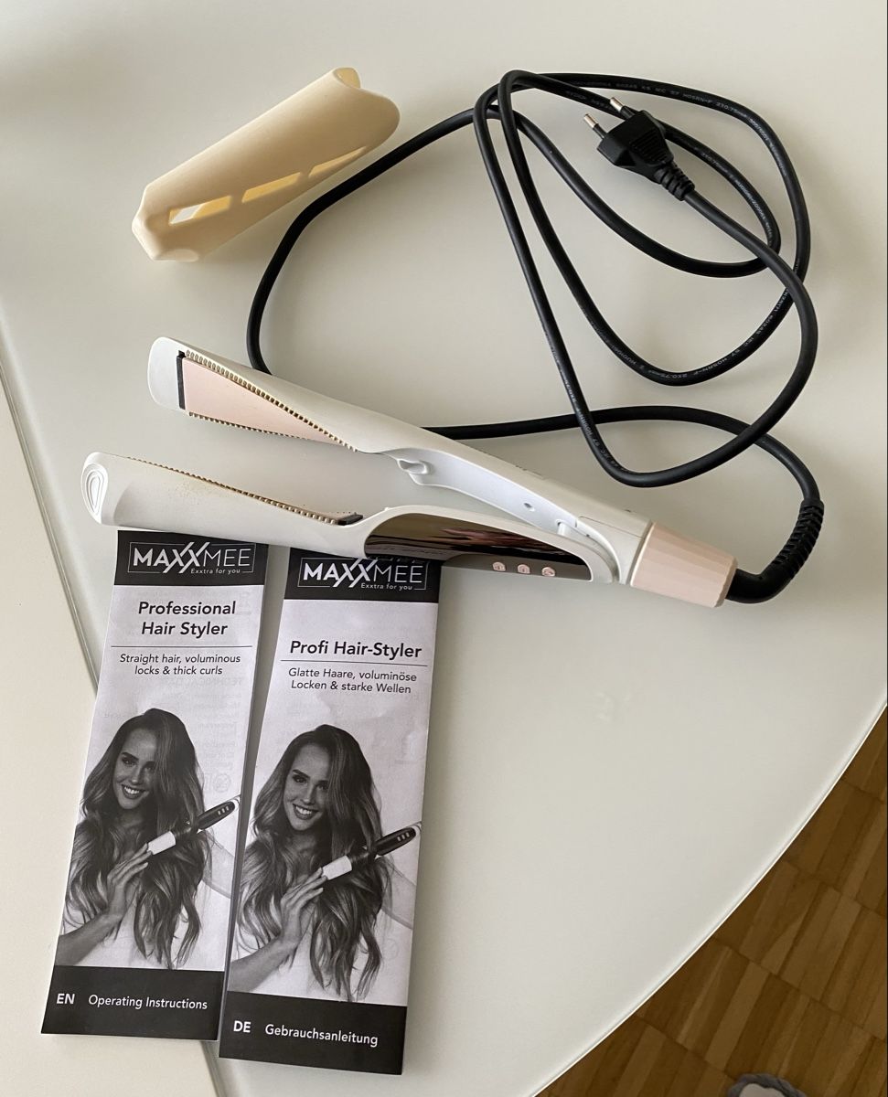 Piastre & Arricciacapelli: MAXXMEE Profi Haar-Styler, Glätteisen, Lockenstab, neuwertig – Nuovo (secondo la descrizione) da Hochdorf venduto da Katja014 5